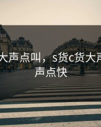 S货C货大声点叫，s货c货大声点叫大声点快